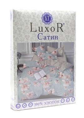 КПБ 2сп сатин с европростыней Люксор <LX 201018 A/B (K)>
