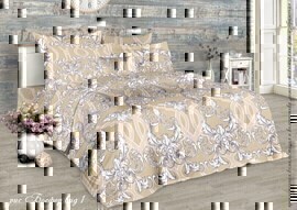 КПБ 2сп бязь Бояртекс (Акварель) <0120-1 Босфор>